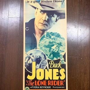 The Lone Rider - Buck Jones (1930) US Insert Movie Poster - Very Rare!