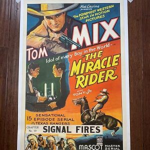 The Miracle Rider - Tom Mix (1935) US One Sheet Movie Poster LB