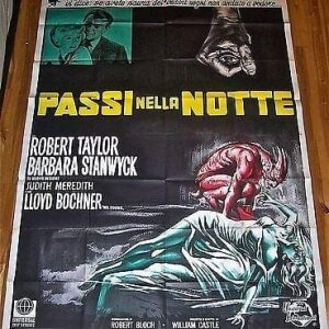 The Night Walker '65 Italian 2p ~ Barbara Stanwyck ~ Directed By William Castle!