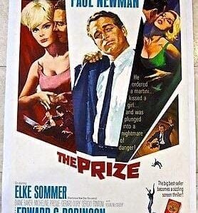 The Prize '63 LB 1 SH ~ Paul Newman! Great Howard Terpning Art!
