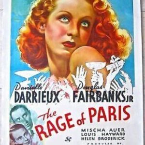 The Rage Of Paris - Fairbanks Jr. (1938) US 1sh Movie Poster LB