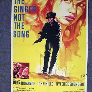 The Singer Not The Song (1962) 27" X 40" UK One Sheet Movie Poster