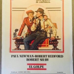 The Sting - 1974 Spanish LB Poster - Paul Newman & Redford!