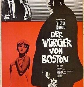 The Strangler - 1964 German Poster - Crazy Creepy Victor Buono Artwork!