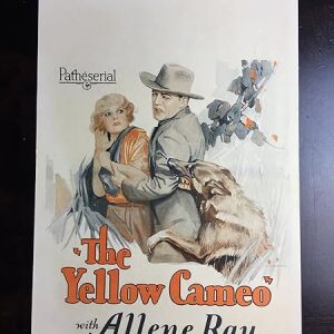 The Yellow Cameo (1928) US Window Card Movie Poster