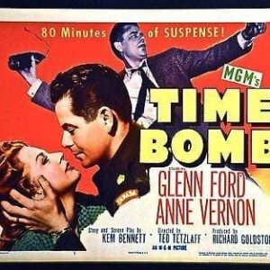 Time Bomb '53 Mint TC ~ Title! ~ Super Rare ~ Glenn Ford Film Noir!