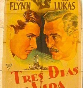 Uncertain Glory 1944 Argentinean Poster Rare Errol Flynn Art!!