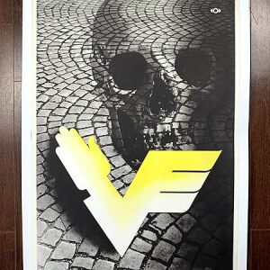 Vf - Art By Walter Muller (1947) 16.5" X 23.5" German Traffic Safety Poster LB