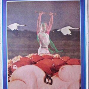 Vintage 1967 Concert Poster - Joint Show - Crazy Nude Body Part Artwork!