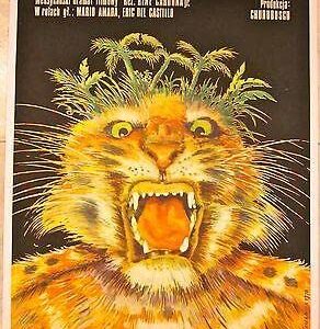 Vintage 1978 Polish Linen Backed Poster - Wyspa Skazancow Aka Isla De Los Hombre