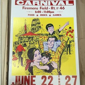 Vintage Fair Posters (x3) (1950's) US Advertising Circus Posters