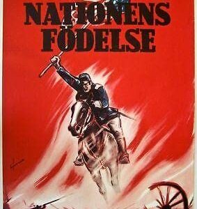 Vintage R63 Swedish Movie Poster - Birth Of A Nation - D.w. Griffith Masterpiece