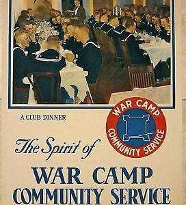 WWI Poster - The Spirit Of War Camp Community Service