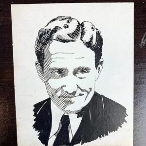 Walter King Illustration - Spencer Tracy (1942) US 5.5' X 6.5" US Movie Art