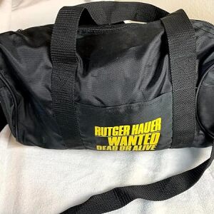 Wanted Dead Or Alive - Rutger Hauer (1987) US 8" x 9" x 15" US Movie Promotional Tote