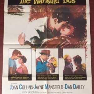 Wayward Bus - 1957 One Sheet Poster - Joan Collins & Mansfield