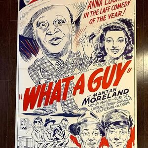 What A Guy - Mantan Moreland And Ruby Dee (1947) US One Sheet Movie Poster LB - Black Film Archive