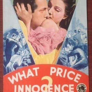 What Price Innocence - 1933 Mini Window Card Poster - Penalty Ignorance