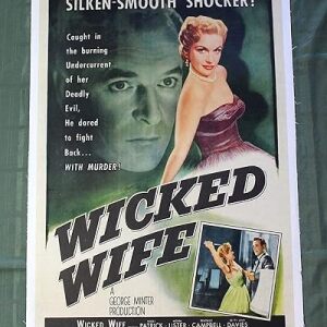 Wicked Wife (USA, 1953) 1 Sheet Movie Poster LB