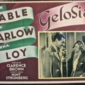 Wife Vs. Secretary - Original 1936 Italian Photobusta- Clark Gable & Jean Har