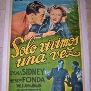 YOU ONLY LIVE ONCE '37 LB ARG 1 SH FONDA & SYDNEY ~ DIR FRITZ LANG!